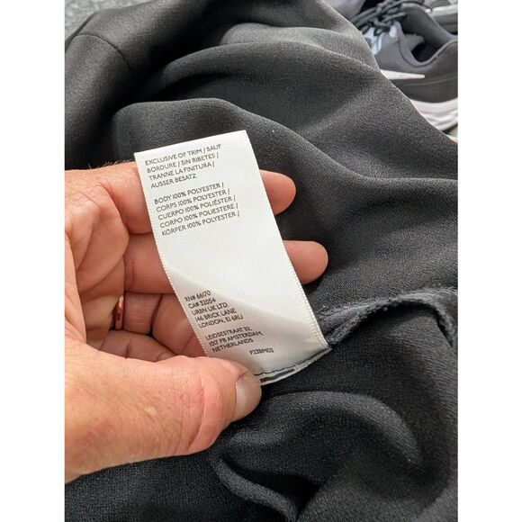 BHLDN Catarina Crepe Maxi Dress women's large black square neck Anthropologie - Picture 11 of 11